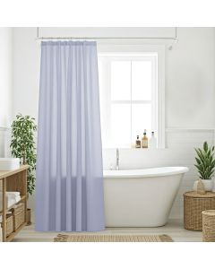 DAS HOME ΚΟΥΡΤΙΝΑ ΜΠΑΝΙΟΥ 200X180 0804 BLUE