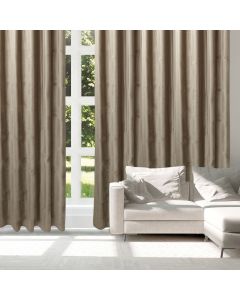 DAS HOME ΚΟΥΡΤΙΝΑ ΜΕ ΚΡΙΚΟΥΣ 140Χ270 2227 ΜΠΕΖ