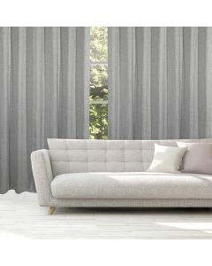 DAS HOME ΚΟΥΡΤΙΝΑ ΜΕ ΚΡΙΚΟΥΣ 140Χ270 2237 ΓΚΡΙ ΑΝΟΙΧΤΟ