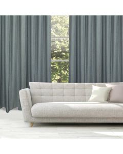 DAS HOME ΚΟΥΡΤΙΝΑ ΜΕ ΚΡΙΚΟΥΣ 140Χ270 2245 ΓΚΡΙ ΣΚΟΥΡΟ