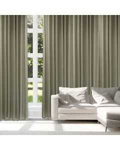 DAS HOME ΚΟΥΡΤΙΝΑ ΜΕ ΚΡΙΚΟΥΣ 300Χ265 2222 ΧΑΚΙ