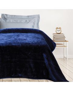 DAS KIDS ΚΟΥΒΕΡΤΑ VELOUR MONH 0292 BLUE