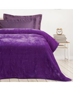 DAS KIDS ΚΟΥΒΕΡΤΑ VELOUR MONH 0296 PURPLE
