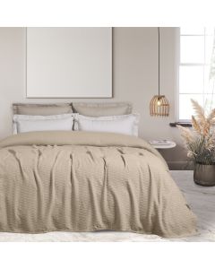 DAS HOME ΚΟΥΒΕΡΤΑ 220X240 0493 ΜΠΕΖ