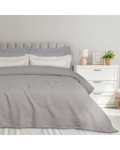 DAS HOME ΚΟΥΒΕΡΤΑ ΠΙΚΕ 220X240 0496 GREY