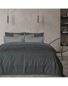 DAS HOME ΚΟΥΒΕΡΤΑ VELOUR ΥΠΕΡΔΙΠΛΗ 1349 DARK GREY