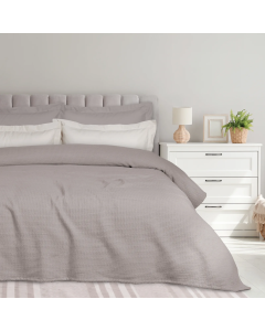 DAS HOME ΚΟΥΒΕΡΤΑ ΠΙΚΕ 240X260 0495 TAUPE