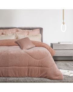 DAS HOME ΚΟΥΒΕΡΤΟΠΑΠΛΩΜΑ SHERPA ΜΟΝΟ 1363 NUDE