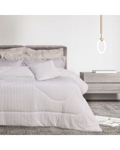 DAS HOME ΚΟΥΒΕΡΤΟΠΑΠΛΩΜΑ SHERPA ΥΠΕΡΔΙΠΛΟ 1364 WHITE