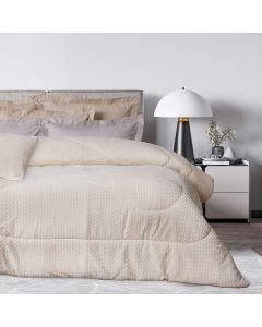 DAS HOME ΚΟΥΒΕΡΤΟΠΑΠΛΩΜΑ SHERPA ΥΠΕΡΔΙΠΛΟ 1366 ECRU