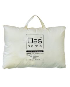 DAS HOME ΜΑΞΙΛΑΡΙ ORGANIC COTTON 50X70 1081