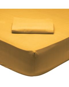 DAS HOME ΣΕΝΤΟΝΙ ΥΠΕΡΔΙΠΛΟ ΜΕ ΛΑΣΤΙΧΟ MUSTARD 1019 MUSTARD