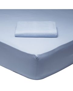 DAS HOME ΣΕΝΤΟΝΙ ΥΠΕΡΔΙΠΛΟ ΜΕ ΛΑΣΤΙΧΟ BABY BLUE 1005 BABY BLUE