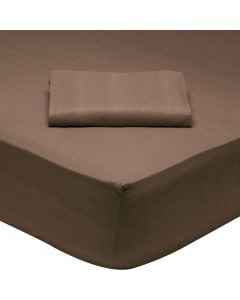 DAS HOME ΣΕΝΤΟΝΙ KING ΜΕ ΛΑΣΤΙΧΟ COFFEE BRONW 1004 COFFEE BROWN