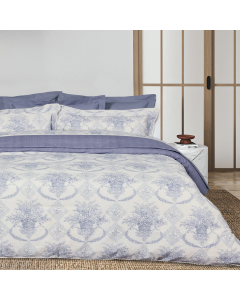 DAS HOME ΣΕΝΤΟΝΙΑ ΣΕΤ KING PRESTIGE 1696 BLUE, ECRU