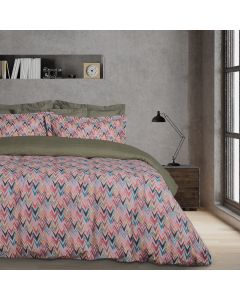 DAS HOME ΣΕΤ ΣΕΝΤΟΝΙΑ ΜΟΝΑ ΜΕ ΛΑΣΤΙΧΟ CASUAL 5425 BEIGE, OLIVE