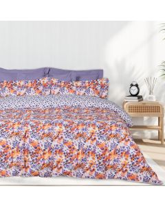DAS HOME ΣΕΤ ΣΕΝΤΟΝΙΑ ΜΟΝΑ ΜΕ ΛΑΣΤΙΧΟ CASUAL 5430 ORANGE, PURPLE