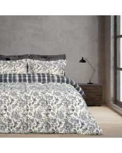 DAS HOME ΣΕΤ ΣΕΝΤΟΝΙΑ ΜΟΝΑ HAPPY 9648 BLACK, CREAM