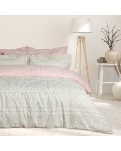 DAS HOME ΣΕΤ ΣΕΝΤΟΝΙΑ KING HAPPY 9674 GREY, ROSE