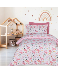 DAS KIDS ΣΕΤ ΣΕΝΤΟΝΙΑ ΜΟΝΑ 4936 PINK, WHITE