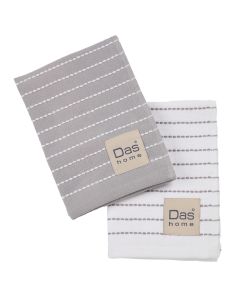 DAS HOME ΣΕΤ ΠΟΤΗΡΟΠΑΝΑ 2ΤΜΧ 30Χ50 0824 GREY, WHITE