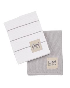 DAS HOME ΣΕΤ ΠΟΤΗΡΟΠΑΝΑ 2ΤΜΧ 30Χ50 0829 GREY, WHITE
