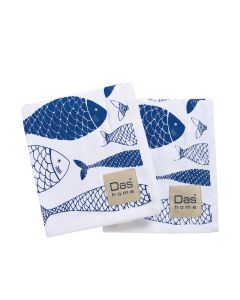 DAS HOME ΣΕΤ ΠΟΤΗΡΟΠΑΝΑ 2ΤΜΧ 40Χ60 0737 BLUE, WHITE