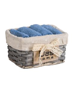 DAS HOME ΣΕΤ ΠΕΤΣΕΤΕΣ 4ΤΕΜΑΧΙΩΝ SOFT 4004 BLUE