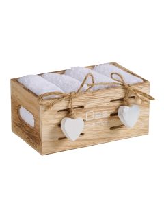 DAS HOME ΣΕΤ ΠΕΤΣΕΤΕΣ 4ΤΕΜΑΧΙΩΝ SOFT 4006 WHITE