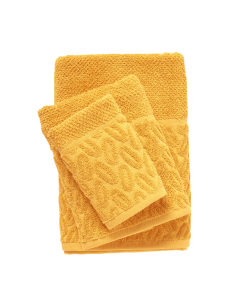 DAS HOME ΣΕΤ ΠΕΤΣΕΤΕΣ 3ΤΕΜΑΧΙΩΝ BEST 0784 OCHRE