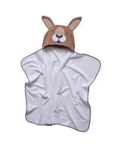 DAS BABY ΚΑΠΑ SMILE EMBROIDERY 4894 ΚΑΦΕ, ΛΕΥΚΟ