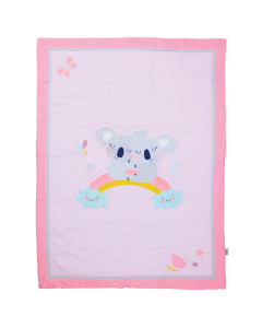 DAS BABY ΚΟΥΒΕΡΛΙ FUN 4934 GREY, PINK