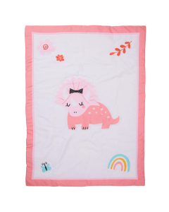 DAS BABY ΚΟΥΒΕΡΛΙ FUN 4936 PINK, WHITE