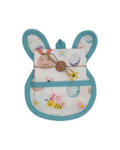 Πασχαλινό Σετ 2 Τεμαχίων Με Πιάστρα και Ποτηρόπανο 78905 Ilis Home