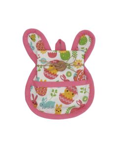 Πασχαλινό Σετ 2 Τεμαχίων Με Πιάστρα και Ποτηρόπανο 79812 Ilis Home