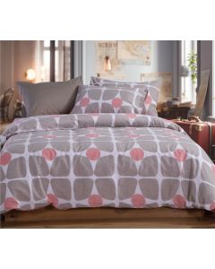 Σετ Σεντόνια Υπέρδιπλα (240x270) Coreo Beige Nef-Nef