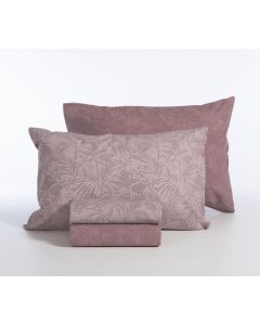 Σετ Σεντόνια Υπέρδιπλα Με Λάστιχο (160x200+35) Dazier Mauve Nef-Nef