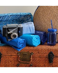 Σεντόνια Μονόχρωμα Angel Cokitex Μπλε Αποχρώσεις