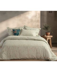 Σετ Σεντόνια Βαμβακοσατέν Υπέρδιπλα Premium Kiara Mint 240x270 TC 210 Nef-Nef