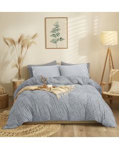 Σετ Σεντόνια Υπέρδιπλα Με Λάστιχο (230X260+170X200+30) Marta Marty Grey Cokitex