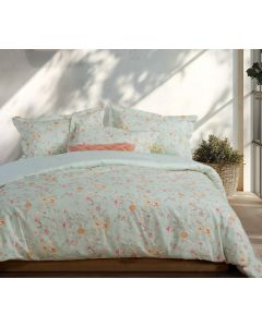 Σετ Σεντόνια Υπέρδιπλα (240x270) Βαμβακοσατέν Mimosa Green Nef-Nef