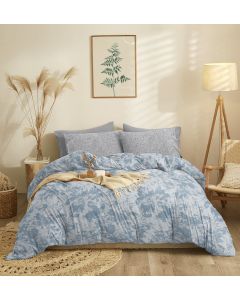 Σετ Σεντόνια Μονά (165x260) Marta Nala Denim Cokitex