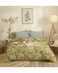 Σετ Σεντόνια Μονά Με Λάστιχο (165X260+105X200+30) Marta Nala Sage Cokitex