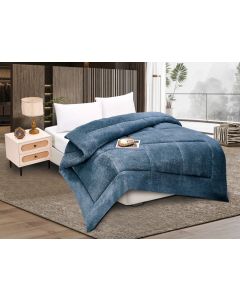 Κουβερτοπάπλωμα Solid Υπέρδιπλο 220x240 Navy