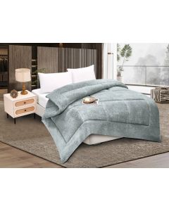 Κουβερτοπάπλωμα Solid King Size 240x260 Silver Grey